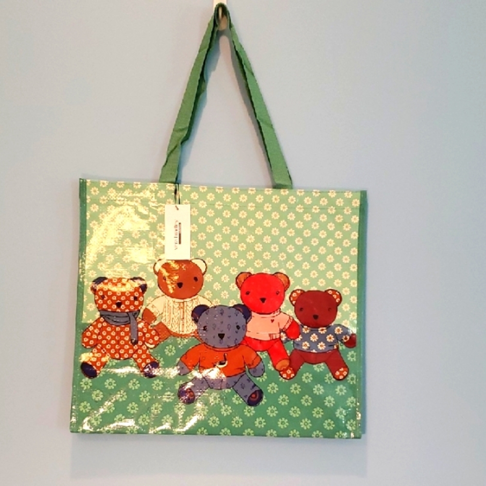 Vera Bradley Market Tote, "Toasty Teddies"
